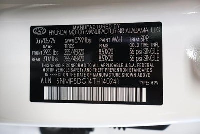 2026 Hyundai SANTA FE Hybrid Calligraphy AWD