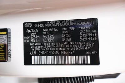 2026 Hyundai SANTA FE Hybrid Calligraphy AWD