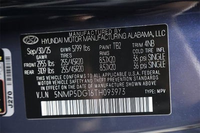 2026 Hyundai SANTA FE Hybrid Calligraphy AWD