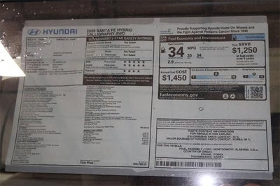 2026 Hyundai SANTA FE Hybrid Calligraphy AWD