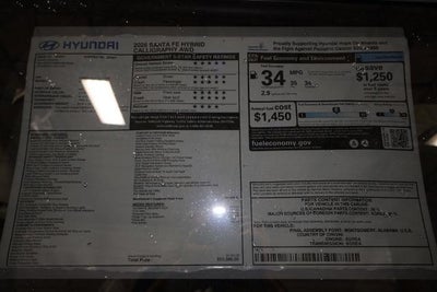 2026 Hyundai SANTA FE Hybrid Calligraphy AWD