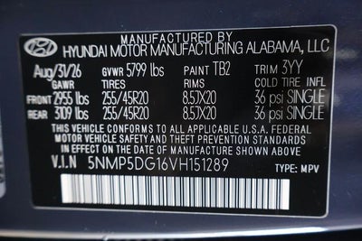 2027 Hyundai SANTA FE Hybrid Calligraphy AWD