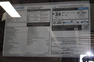 2026 Hyundai SANTA FE Hybrid Calligraphy AWD