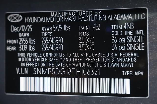 2026 Hyundai SANTA FE Hybrid Calligraphy AWD