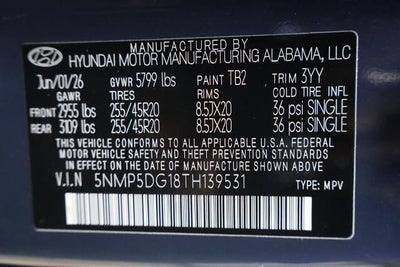 2026 Hyundai SANTA FE Hybrid Calligraphy AWD