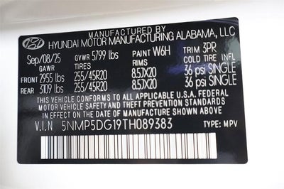 2026 Hyundai SANTA FE Hybrid Calligraphy AWD