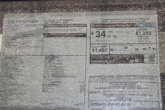 2026 Hyundai SANTA FE Hybrid Calligraphy AWD