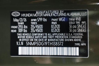 2026 Hyundai SANTA FE Hybrid Calligraphy AWD