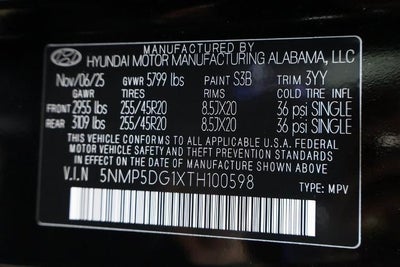 2026 Hyundai SANTA FE Hybrid Calligraphy AWD