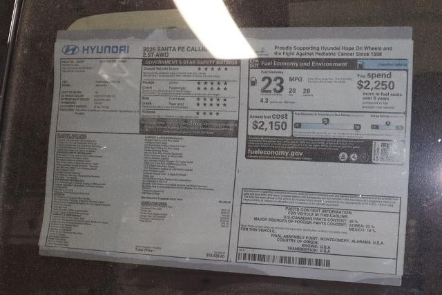 2026 Hyundai SANTA FE Calligraphy AWD