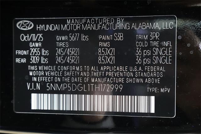 2026 Hyundai SANTA FE Calligraphy AWD