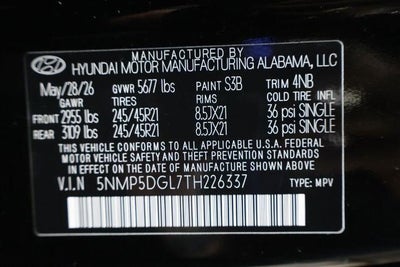 2026 Hyundai SANTA FE Calligraphy AWD