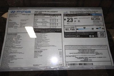 2026 Hyundai SANTA FE Calligraphy AWD