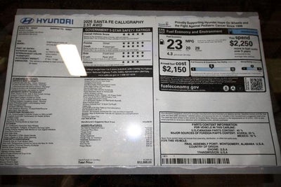 2026 Hyundai SANTA FE Calligraphy AWD