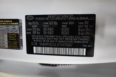 2026 Hyundai SANTA FE Calligraphy AWD