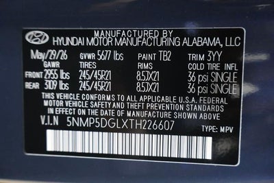 2026 Hyundai SANTA FE Calligraphy AWD