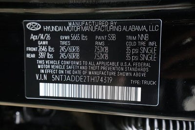 2026 Hyundai SANTA CRUZ SE AWD