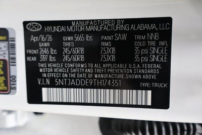 2026 Hyundai SANTA CRUZ SE AWD