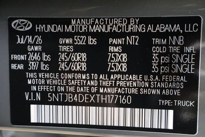 2026 Hyundai SANTA CRUZ SEL FWD