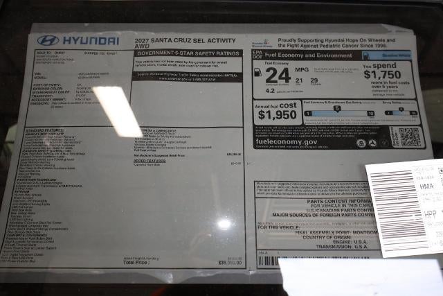 2027 Hyundai SANTA CRUZ SEL Activity AWD