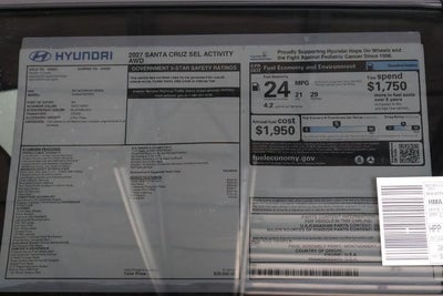 2027 Hyundai SANTA CRUZ SEL Activity AWD