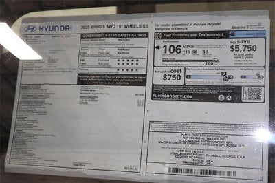 2025 Hyundai IONIQ 5 SE AWD