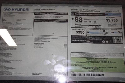 2026 Hyundai IONIQ 9 SE AWD