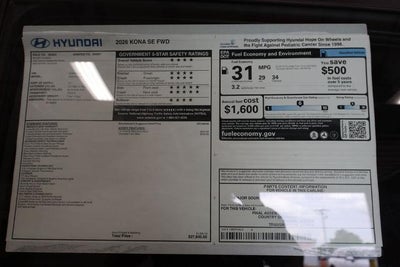 2026 Hyundai KONA SE FWD