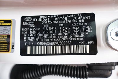 2027 Hyundai KONA SE AWD