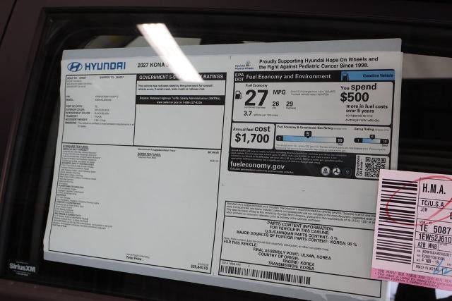 2027 Hyundai KONA SE AWD