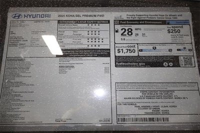 2026 Hyundai KONA SEL Premium FWD *Ltd Avail*