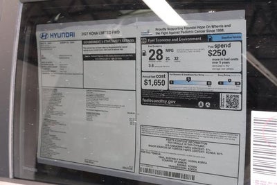 2027 Hyundai KONA Limited FWD