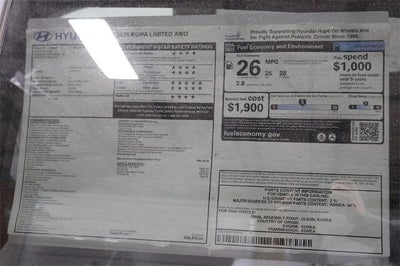 2026 Hyundai KONA Limited AWD *Ltd Avail*