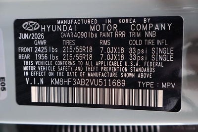 2027 Hyundai KONA SEL Sport FWD