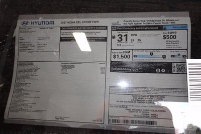 2027 Hyundai KONA SEL Sport FWD