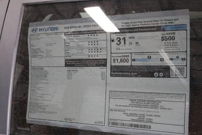 2026 Hyundai KONA SEL Sport FWD
