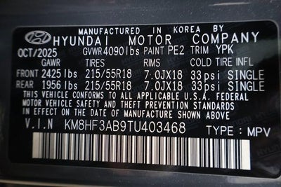 2026 Hyundai KONA SEL Sport FWD *Ltd Avail*