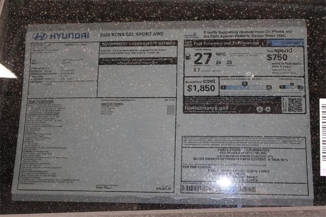 2026 Hyundai KONA SEL Sport AWD *Ltd Avail*