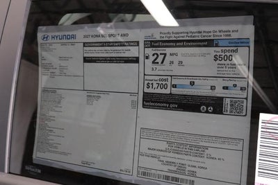 2027 Hyundai KONA SEL Sport AWD