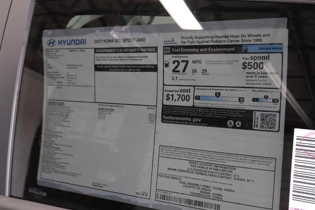 2027 Hyundai KONA SEL Sport AWD