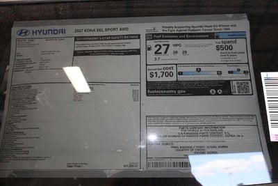 2027 Hyundai KONA SEL Sport AWD