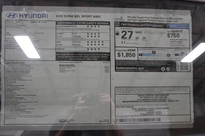 2026 Hyundai KONA SEL Sport AWD *Ltd Avail*