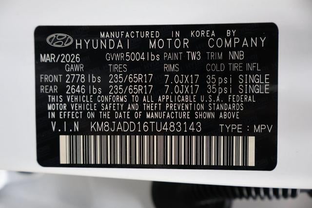 2026 Hyundai TUCSON Hybrid Blue SE AWD