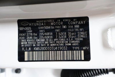 2026 Hyundai TUCSON Hybrid SEL AWD