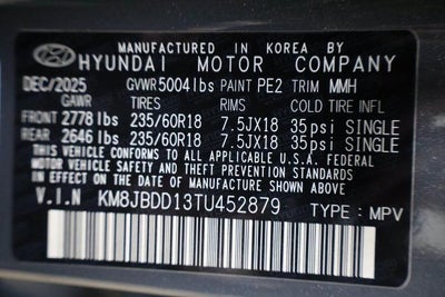 2026 Hyundai TUCSON Hybrid SEL AWD