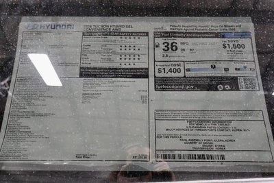 2026 Hyundai TUCSON Hybrid SEL Convenience AWD