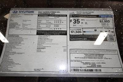 2025 Hyundai TUCSON Hybrid SEL Convenience AWD