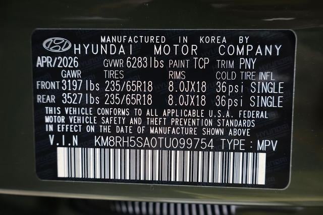 2026 Hyundai Palisade Hybrid Blue SEL Premium 7P FWD