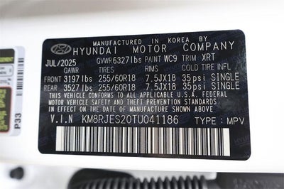 2026 Hyundai PALISADE XRT Pro AWD