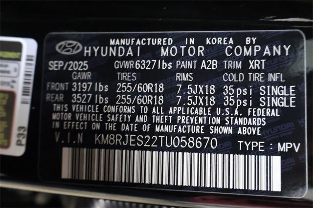 2026 Hyundai PALISADE XRT Pro AWD